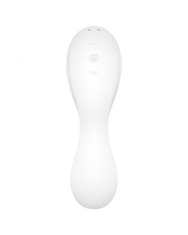 SATISFYER - STIMOLATORE E VIBRATORE CURVY TRINITY 5 AIR PULSE BLU