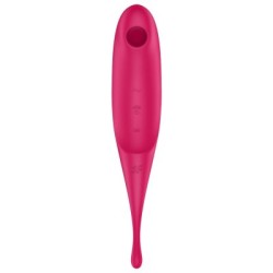 SATISFYER - STIMOLATORE E VIBRATORE TWIRLING PRO AIR PULSE BLU 2