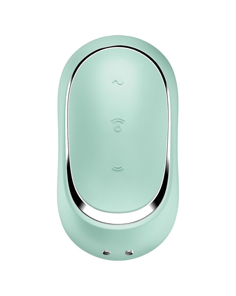 SATISFYER - PRO TO GO 2 DOPPIO STIMOLATORE E VIBRATORE VERDE