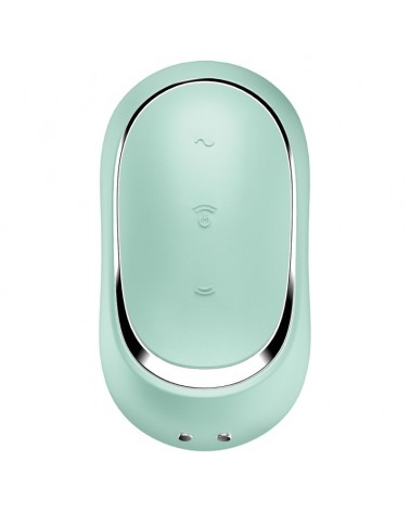 SATISFYER - PRO TO GO 2 DOPPIO STIMOLATORE E VIBRATORE VERDE