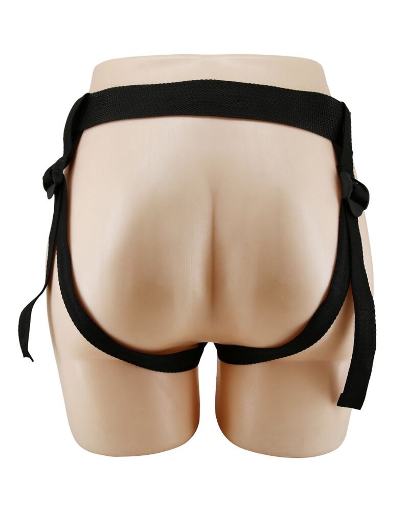 PRETTY LOVE - MAVIS HARNESS SLIP UNIVERSALE CON DILDO 19 CM NATURALE