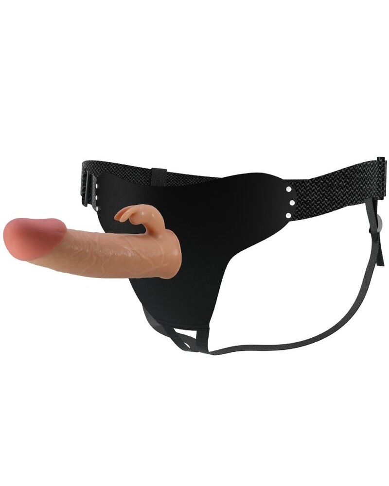 PRETTY LOVE - MAVIS HARNESS SLIP UNIVERSALE CON DILDO 19 CM NATURALE