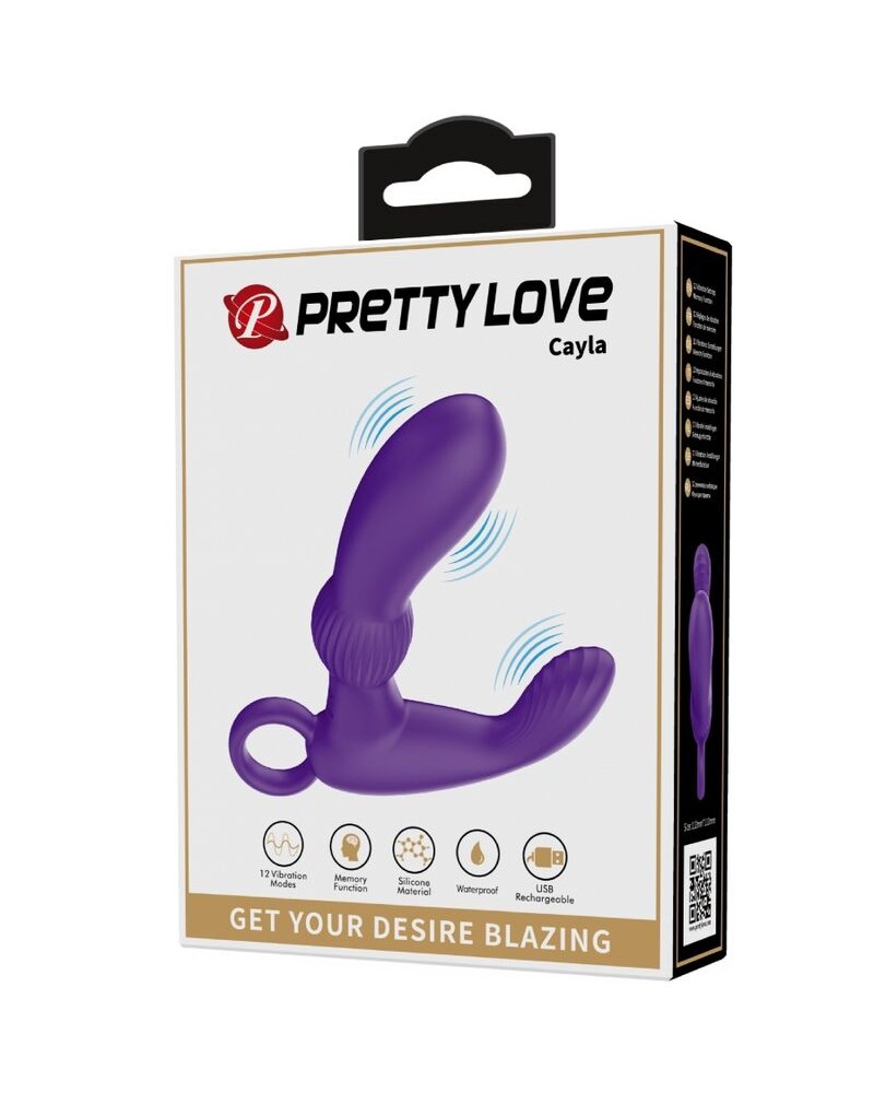 PRETTY LOVE - CAYLA VIBRATORE ANALE MASSAGGIATORE LILA