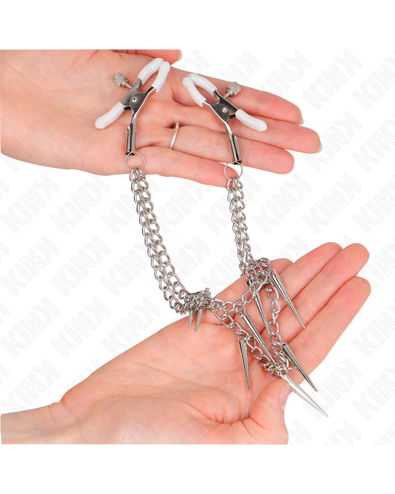 KINK - PINZE PER CAPEzzoli CON CATENE A SPUNTE 30 CM