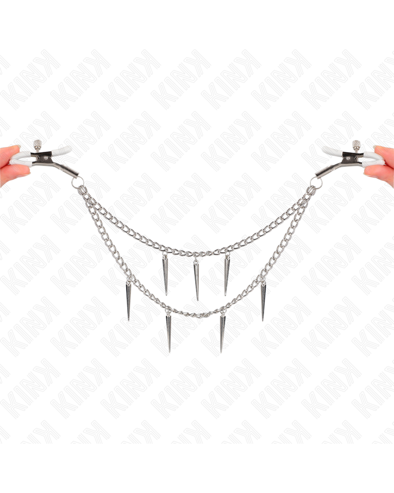 KINK - PINZE PER CAPEzzoli CON CATENE A SPUNTE 30 CM