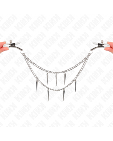KINK - PINZE PER CAPEzzoli CON CATENE A SPUNTE 30 CM