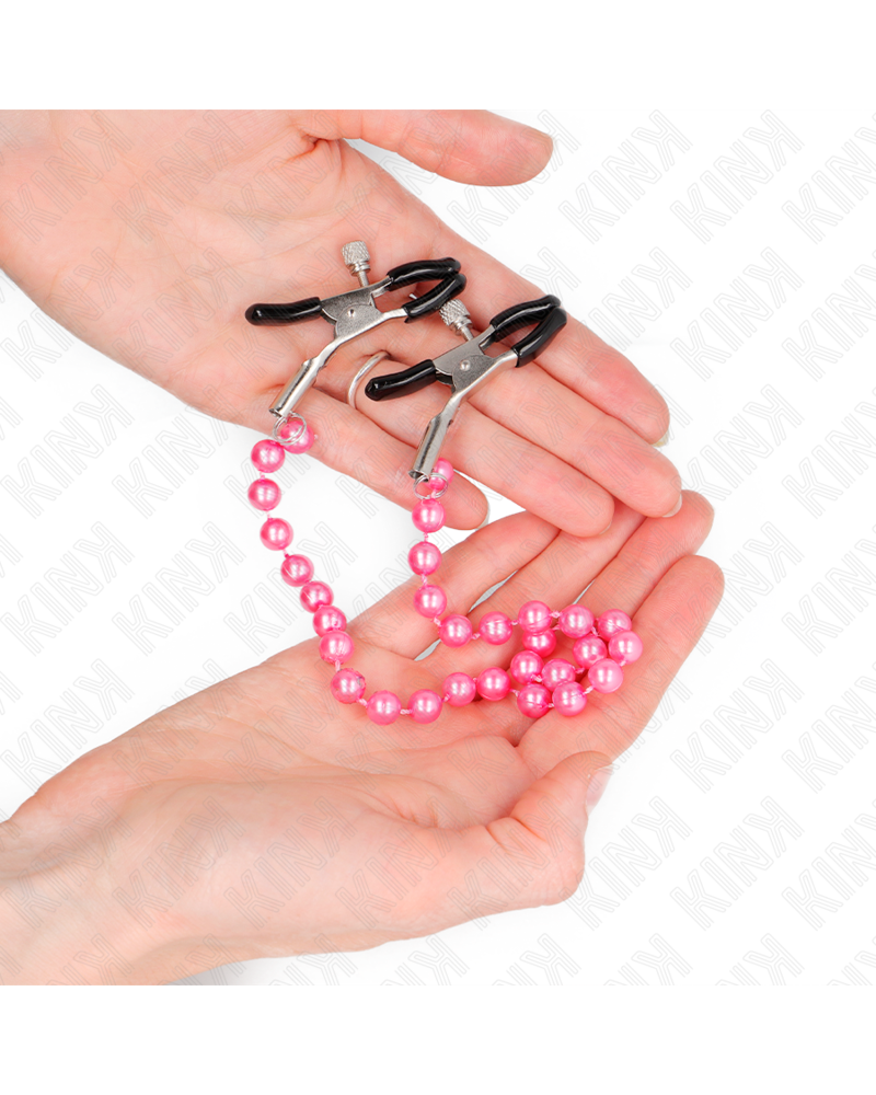 KINK - MORSETTI PER CAPEZZOLI A CATENA VIOLA 30 CM