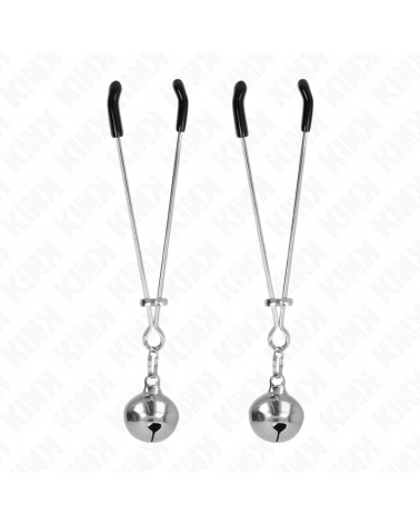 KINK - PINZE PER CAPEZZOLI A CAMPANA SOTTILE ARGENTO 7 CM