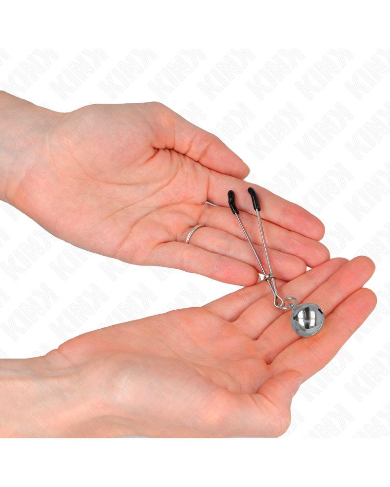 KINK - PINZE PER CAPEZZOLI A CAMPANA SOTTILE ARGENTO 7 CM