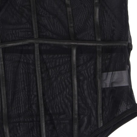 SUBBLIME - BODY CON BRETELLE A CATENA NERA L/XL