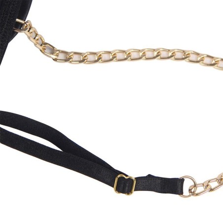 SUBBLIME - BODY CON BRETELLE A CATENA NERA L/XL