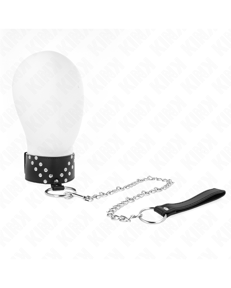 KINK - COLLANA CON CINTURA 65 CM CON RIVETTO A V REGOLABILE 36-43 CM X 5 CM