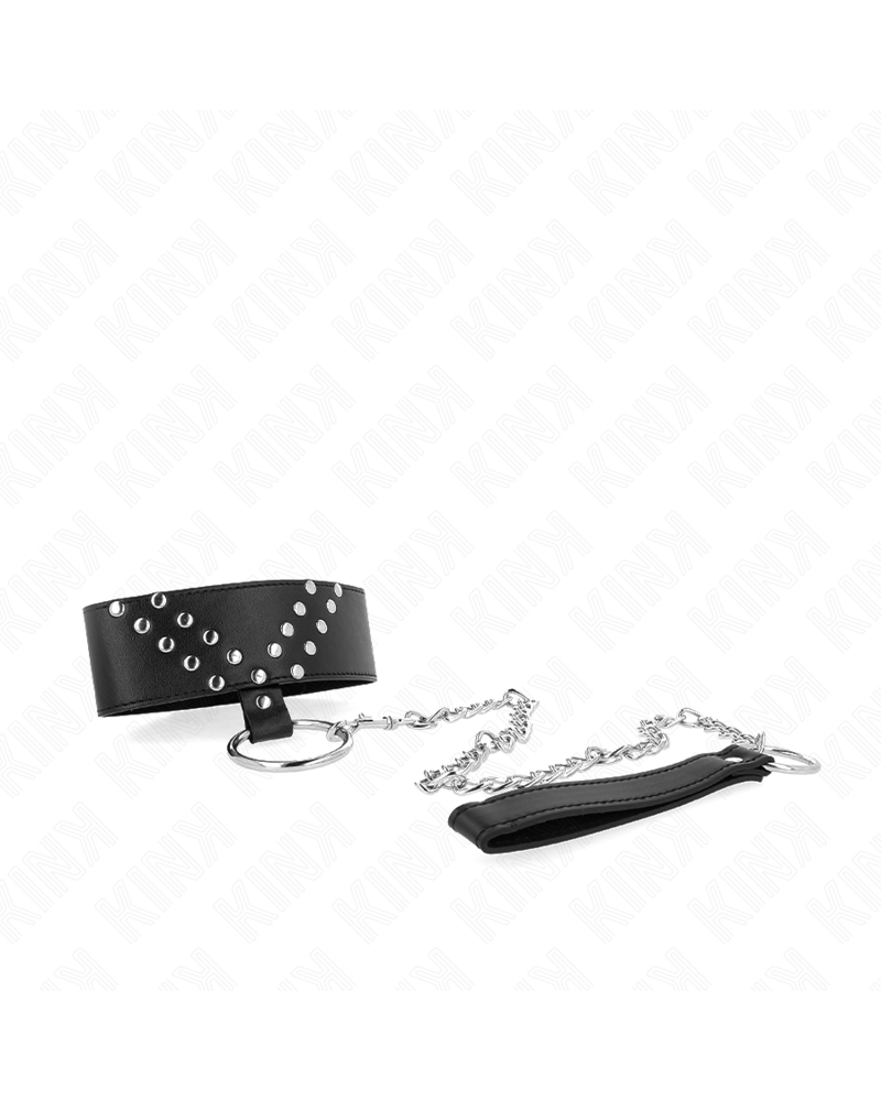 KINK - COLLANA CON CINTURA 65 CM CON RIVETTO A V REGOLABILE 36-43 CM X 5 CM