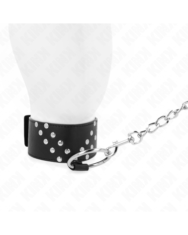 KINK - COLLANA CON CINTURA 65 CM CON RIVETTO A V REGOLABILE 36-43 CM X 5 CM