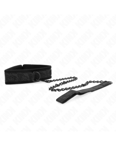 KINK - COLLARE MODELLO BASE CON GUINZAGLIO 77 CM MODELLO 5 REGOLABILE 34-54 CM X 5 CM