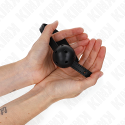 KINK - SIMPLICITY PALLA TRASPIRANTE NERA 4,5 CM BAVAGLIO 62 x 1,5 CM 2