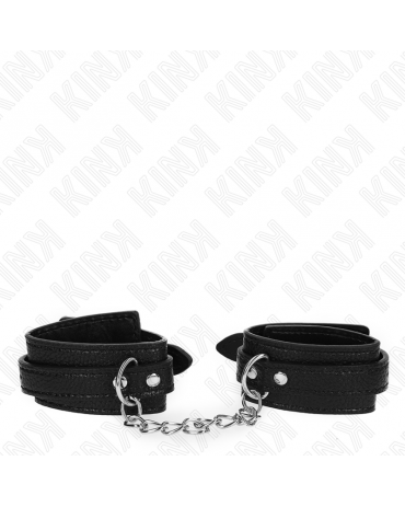 KINK - RESISTENZA DA POLSO CON MOTIVO SERPENTE NERO REGOLABILE 20-28 CM X 5,4 CM