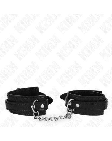 KINK - RESISTENZA DA POLSO CON MOTIVO SERPENTE NERO REGOLABILE 20-28 CM X 5,4 CM