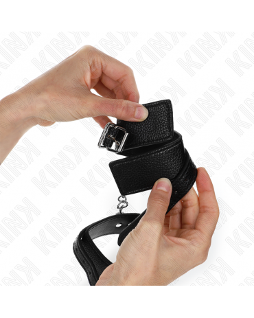 KINK - RESISTENZA DA POLSO CON MOTIVO SERPENTE NERO REGOLABILE 20-28 CM X 5,4 CM 2
