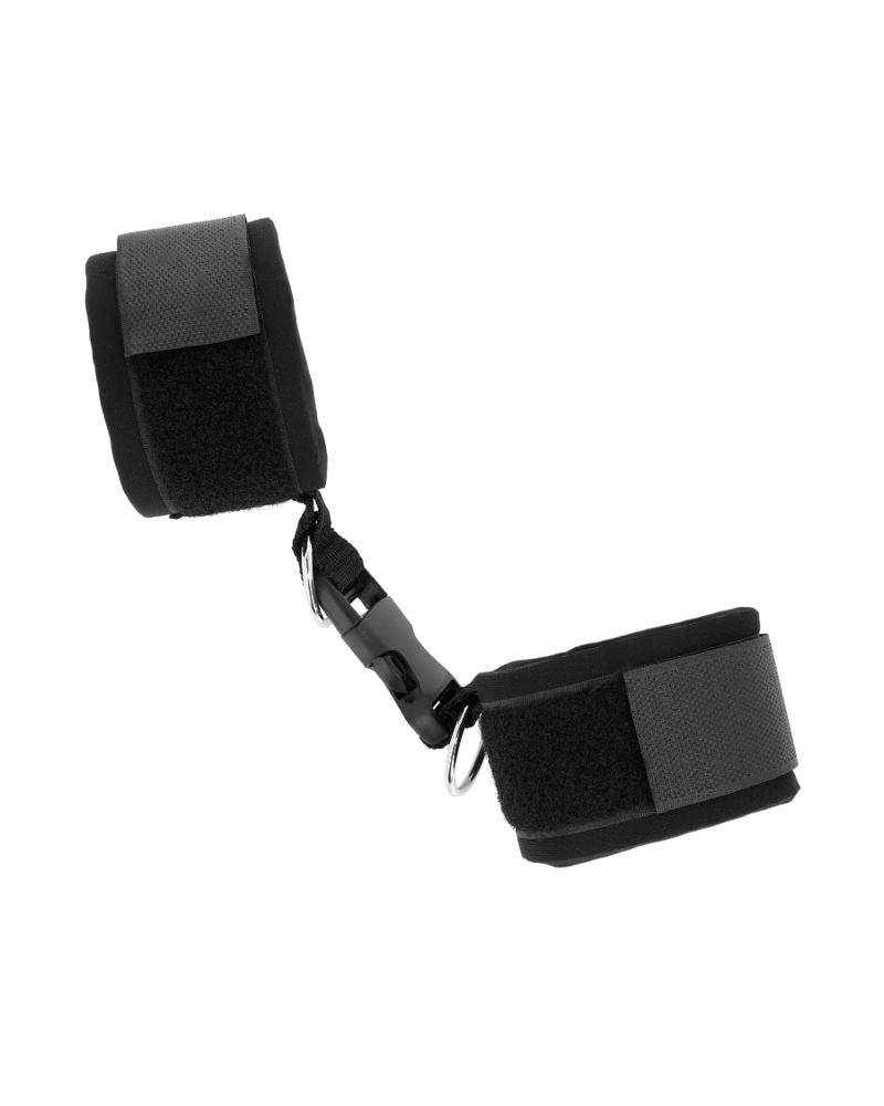 KINK - TENUTA DA POLSO IN NEOPRENE CON GANCIO E LOOP NERA REGOLABILE 22-34 CM