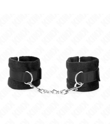 KINK - POLSINI IN PELLICCIA PER PRINCIPIANTI NERI 30 X 7 CM 2