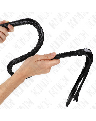 KINK - FRUSTA SERPENTE CON ANELLO MANO NERA 65 CM