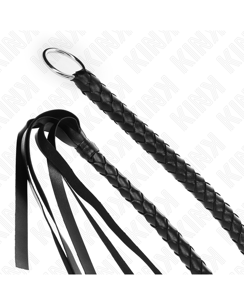 KINK - FRUSTA SERPENTE CON ANELLO MANO NERA 65 CM