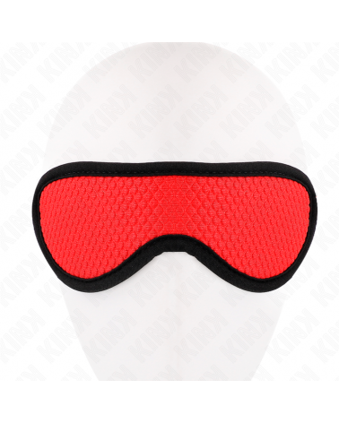 KINK - BENDA A TEXTURE A SCALA CON BORDO RICOPERTO ROSSO 20 x 7 CM