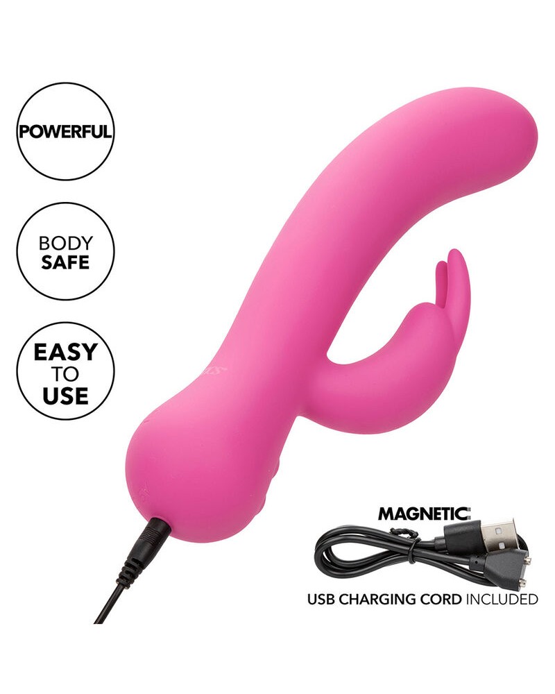 CALEXOTICS - FIRST TIME VIBRATORE CONIGLIO RICARICABILE ROSA