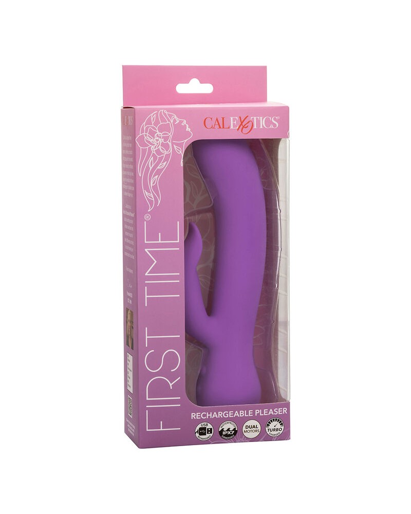 CALEXOTICS - FIRST TIME VIBRATORE PLEASER RICARICABILE VIOLA