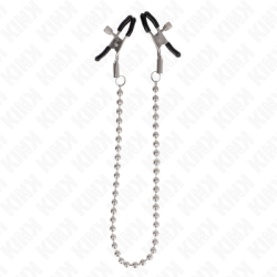 KINK - MORSETTI PER CAPEZZOLI A CATENA DI PERLINE 30 CM 2