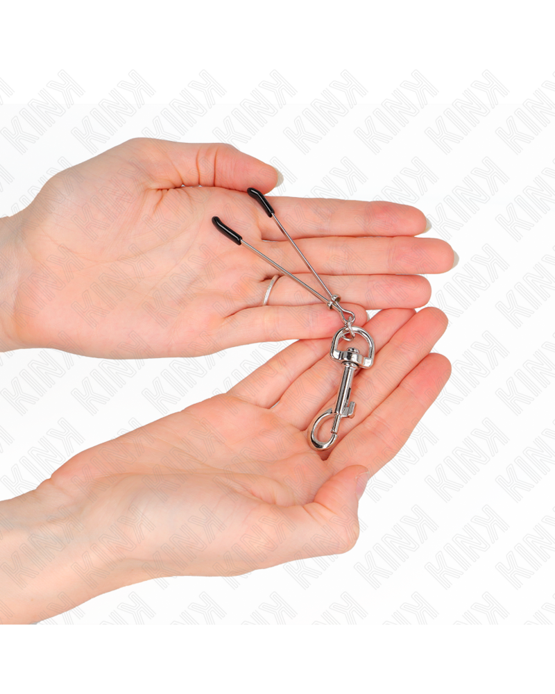 KINK - PINZA PER CAPEzzoli A GANCIO SOTTILE ARGENTO 7 CM