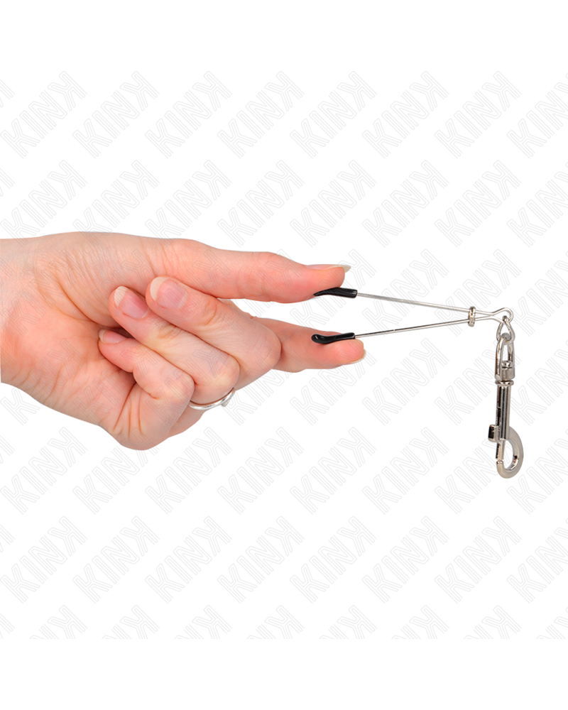 KINK - PINZA PER CAPEzzoli A GANCIO SOTTILE ARGENTO 7 CM