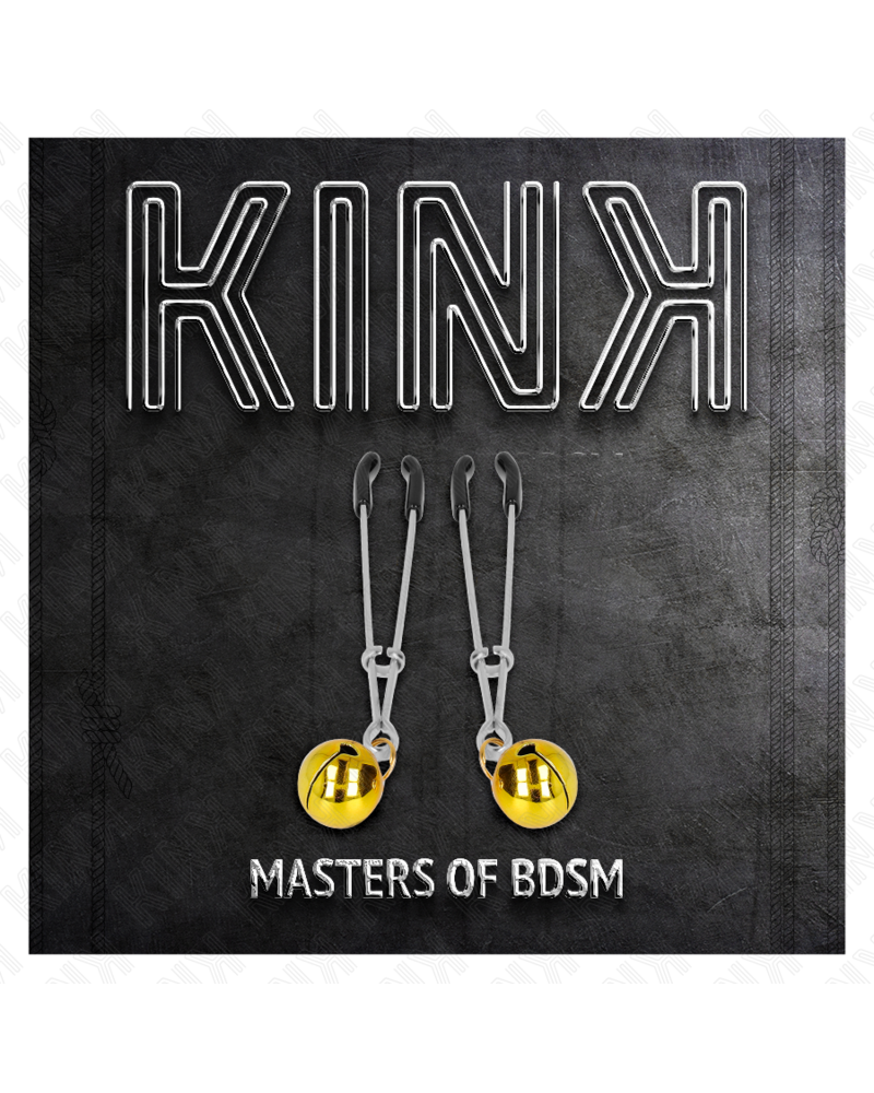 KINK - PINZE PER CAPEZZOLI A CAMPANA SOTTILE ORO 7 CM