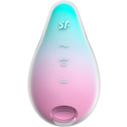 SATISFYER - MERMAID VIBES STIMOLATORE E VIBRATORE MENTA E ROSA 2
