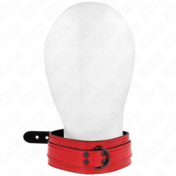 KINK - COLLANA REGOLABILE VINO ROSSO 37,5-49,5 CM X 5 CM 2