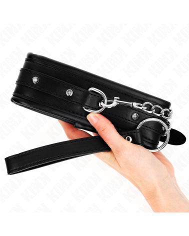 KINK - COLLANA CON CINTURINO CON FIBBIA LUCIDA 65 CM 48.5 CM X 5.3 CM