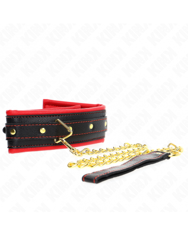 KINK - COLLANA CON CINTURINO IN SIMILPELLE SPUGNA MODELLO 2 REGOLABILE 37-54 CM X 3 CM 2