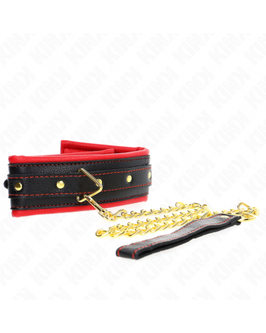 KINK - COLLANA CON CINTURINO IN SIMILPELLE SPUGNA MODELLO 2 REGOLABILE 37-54 CM X 3 CM