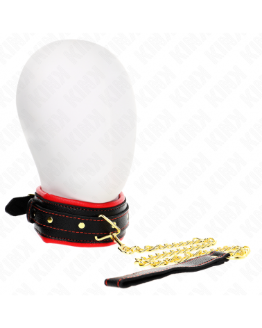 KINK - COLLANA CON CINTURINO IN SIMILPELLE SPUGNA MODELLO 2 REGOLABILE 37-54 CM X 3 CM