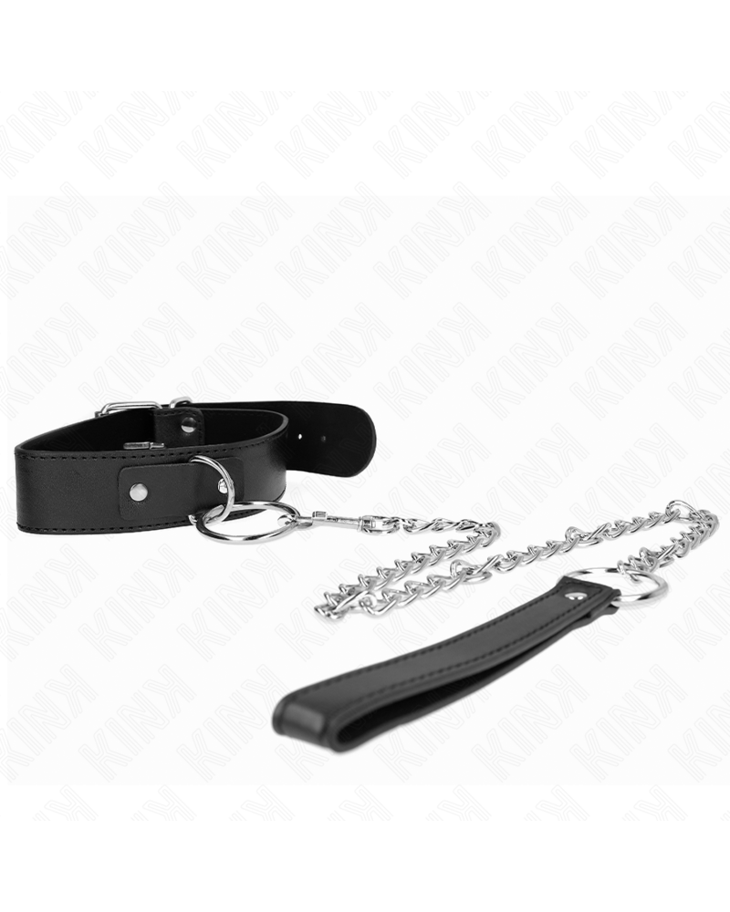 KINK - COLLARE MODELLO BASE CON GUINZAGLIO MODELLO 4 REGOLABILE 36-43 CM