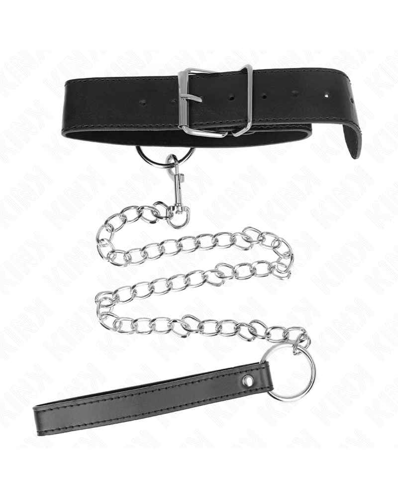 KINK - COLLARE MODELLO BASE CON GUINZAGLIO MODELLO 4 REGOLABILE 36-43 CM