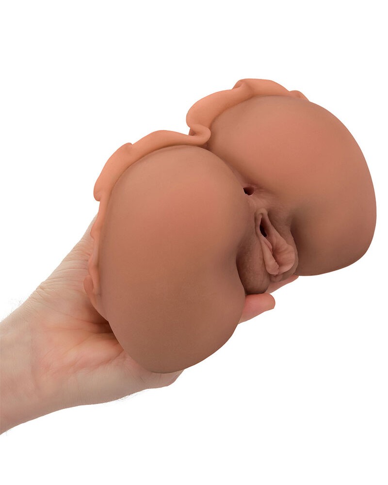 CALEXOTICS - LA REGINA DEL BENVENUTO DOPPIO MASTURBATORE REALISTICO CARAMELLO