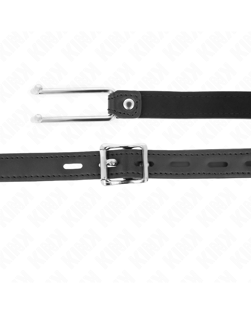 KINK - GANCIO IN METALLO 11.5 CM CON CINTURINO IN SIMILPELLE REGOLABILE 39-58 CM X 2 CM
