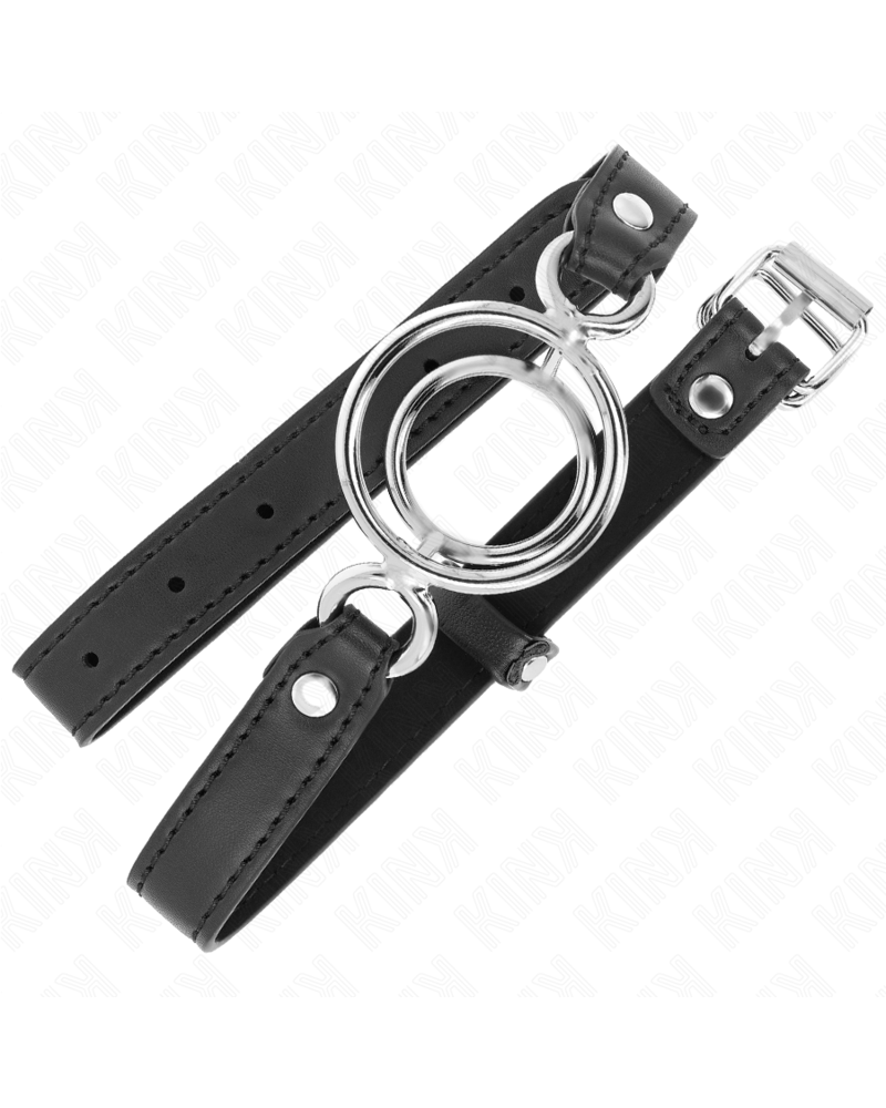 KINK - BAVAGLIO CON O-RING MULTIPLI 5 CM NERO 63 X 2,5 CM