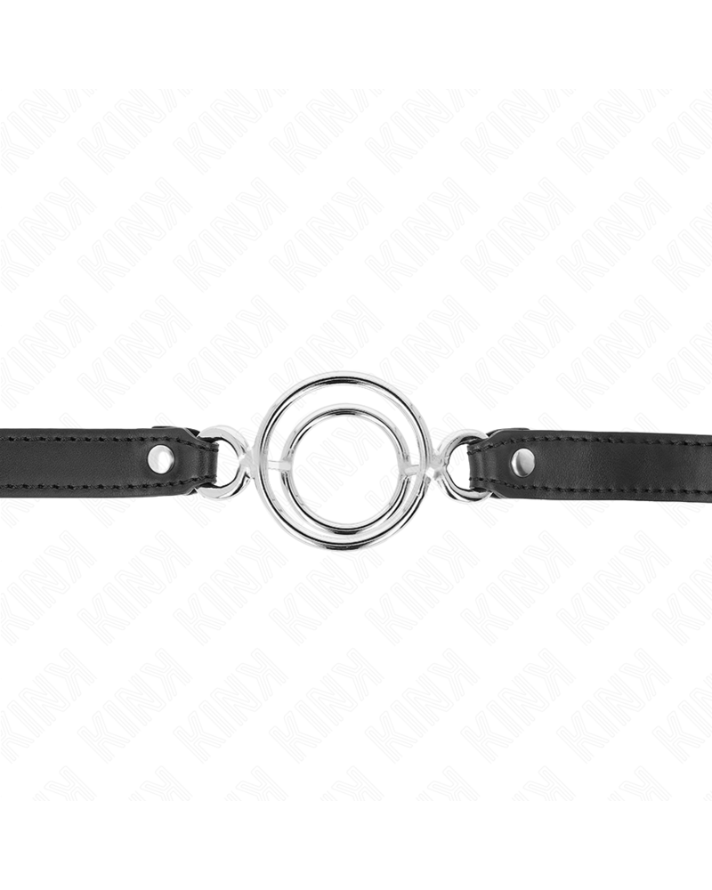 KINK - BAVAGLIO CON O-RING MULTIPLI 5 CM NERO 63 X 2,5 CM