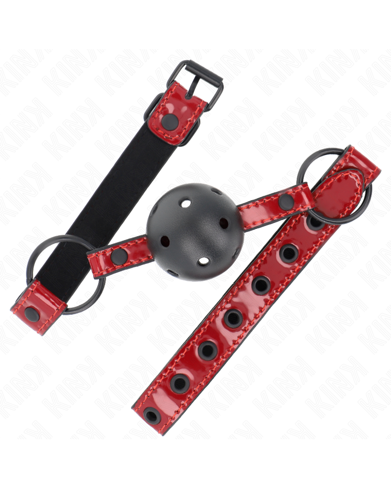 KINK - PALLA IN SIMILPELLE LUCIDA 4.5 CM GAG 63.5 X 2 CM REGOLABILE 41 X 59 CM