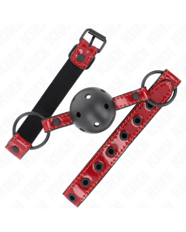 KINK - PALLA IN SIMILPELLE LUCIDA 4.5 CM GAG 63.5 X 2 CM REGOLABILE 41 X 59 CM