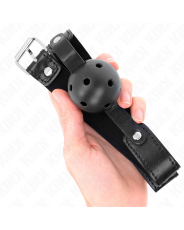 KINK - PALLA TRASPIRANTE NERA 4,5 CM BAVAGLIO 65 x 2,5 CM