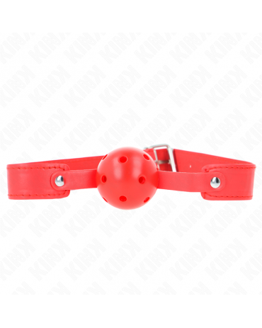 KINK - PALLA TRASPIRANTE ROSSA 4,5 CM BAVAGLIO 65 x 2,5 CM